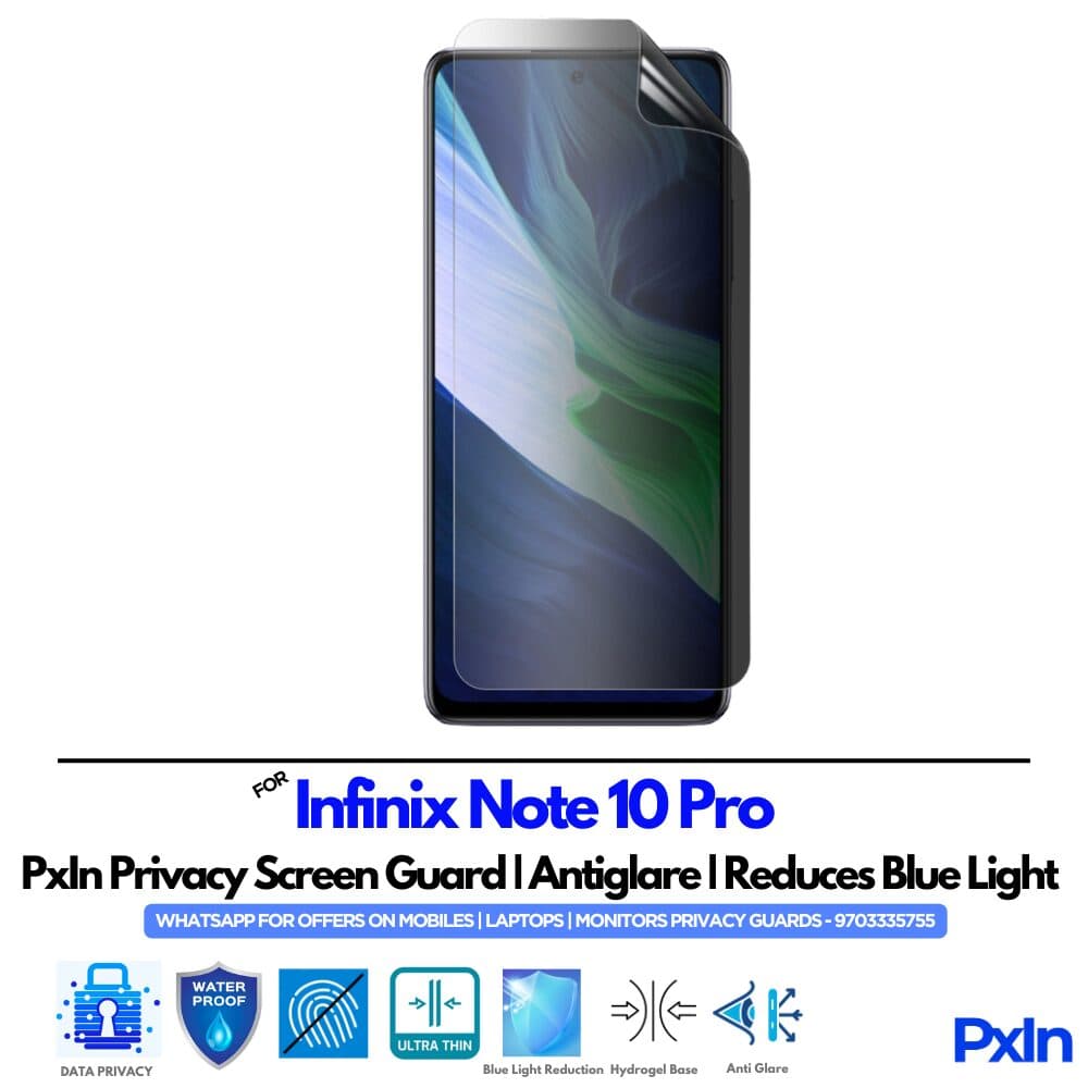 Infinix Note 10 Pro Privacy Screen Guard