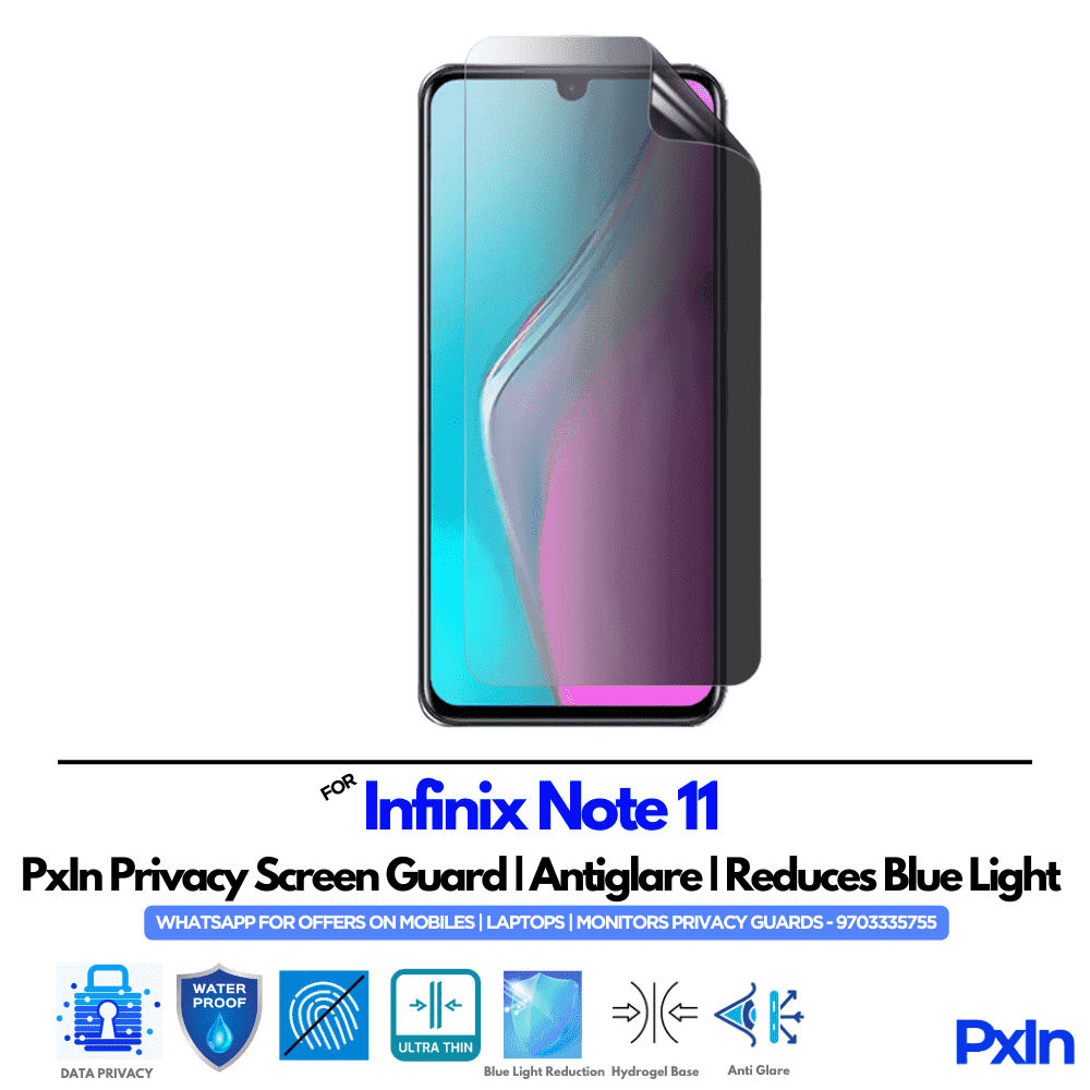 Infinix Note 11 Privacy Screen Guard