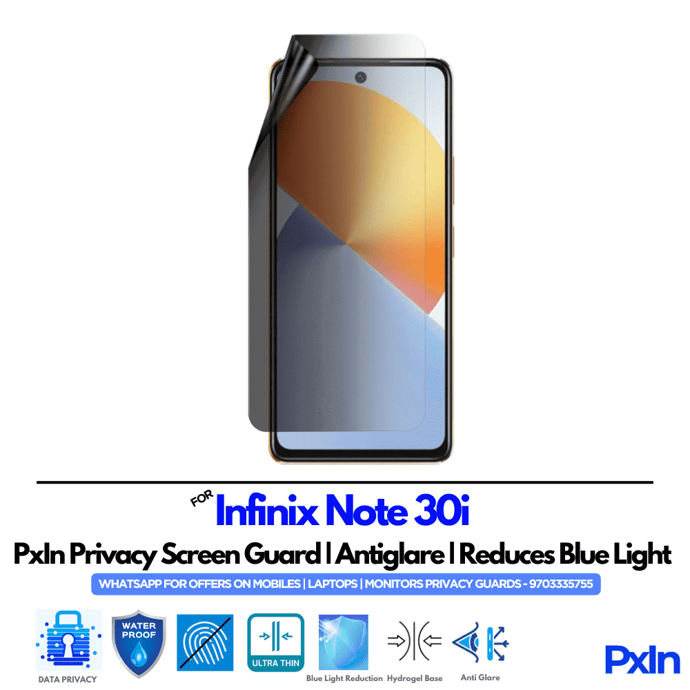 Infinix Note 30i Privacy Screen Guard
