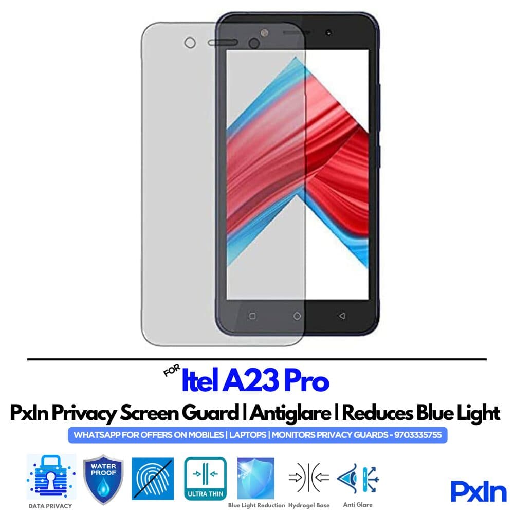 Itel A23 Pro Privacy Screen Guard