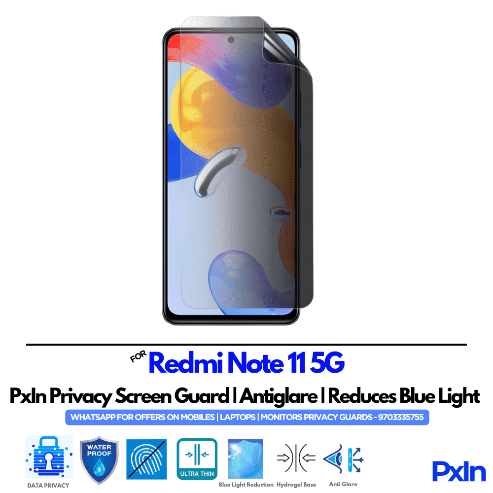Redmi Note 11 5G privacy screen guard