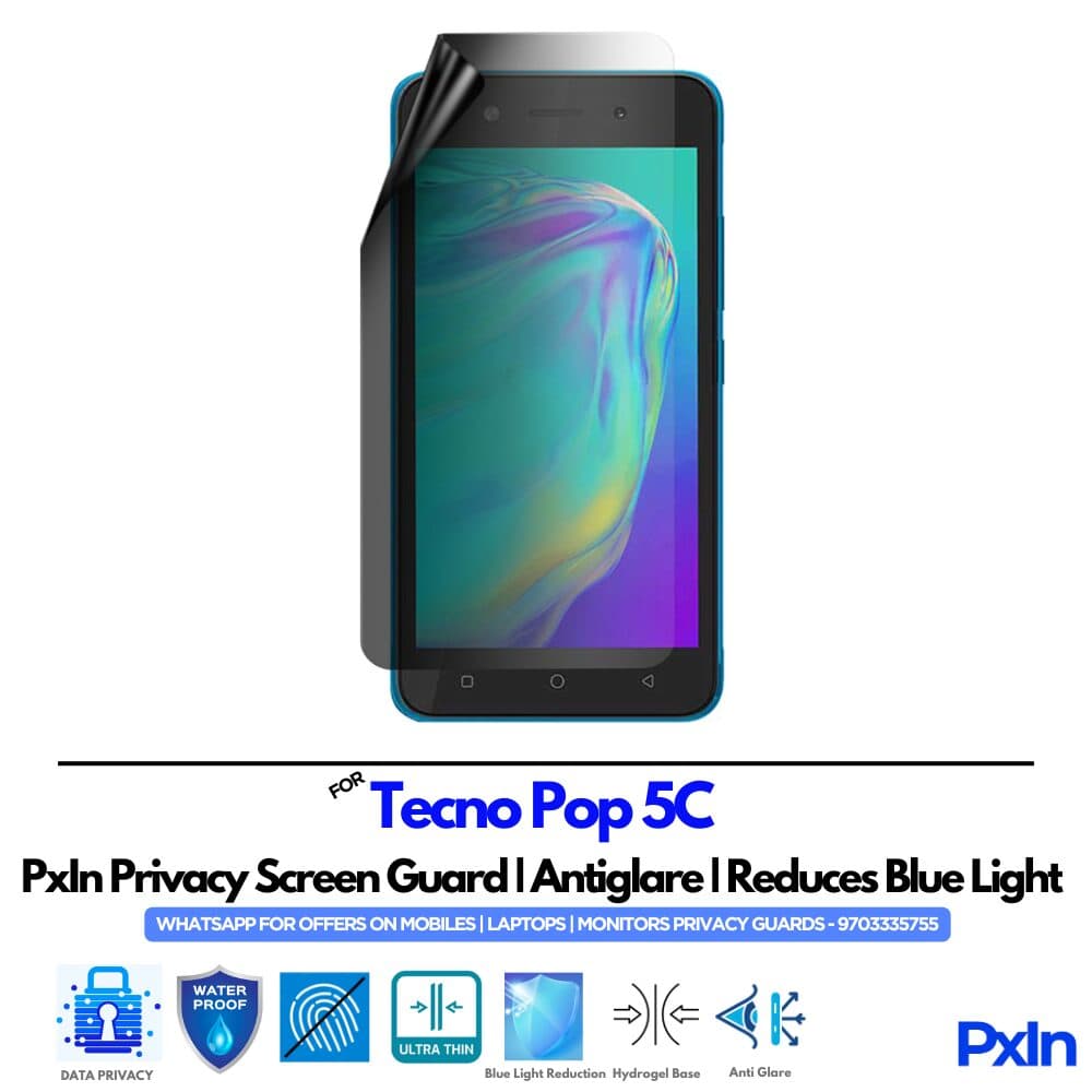 Tecno Pop 5C Privacy Screen Guard