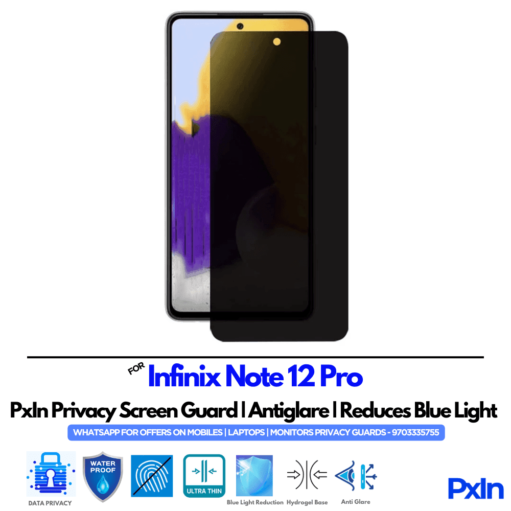 Infinix Note 12 Pro Privacy Screen Guard
