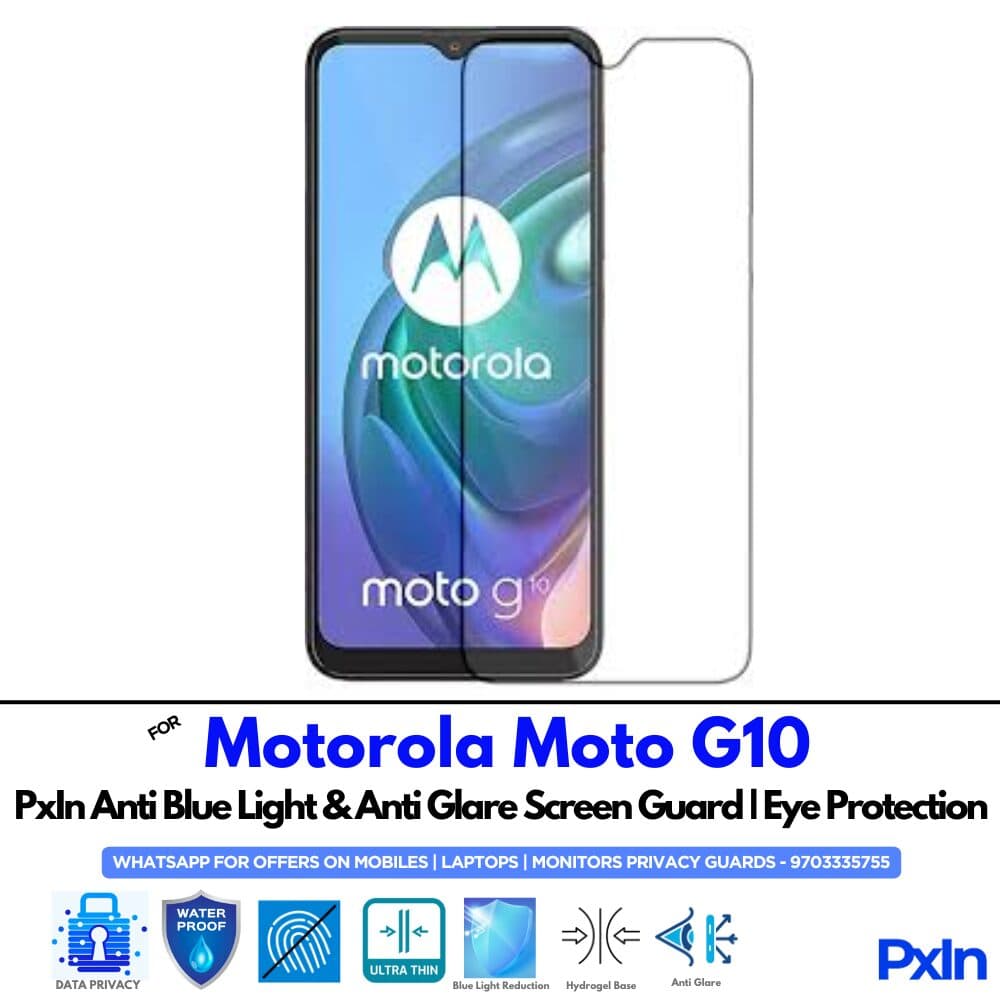 Motorola Moto G10 Anti Blue light screen guard