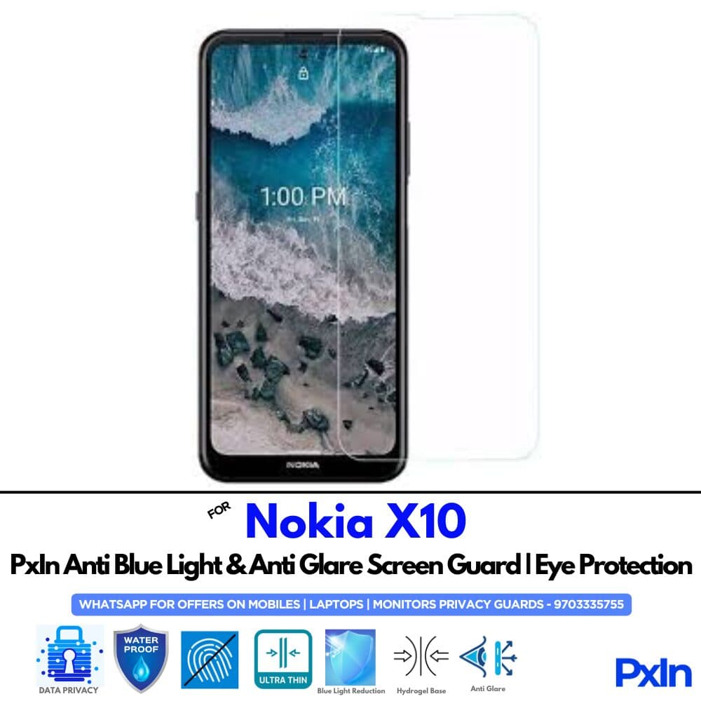 Nokia X10 Anti Blue light screen guard