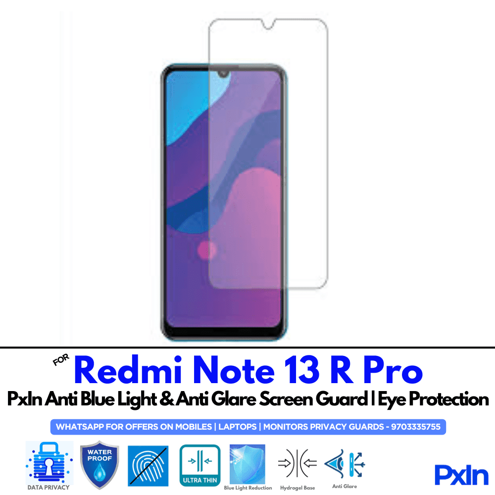 Redmi Note 13 R Pro Anti Blue light screen guard
