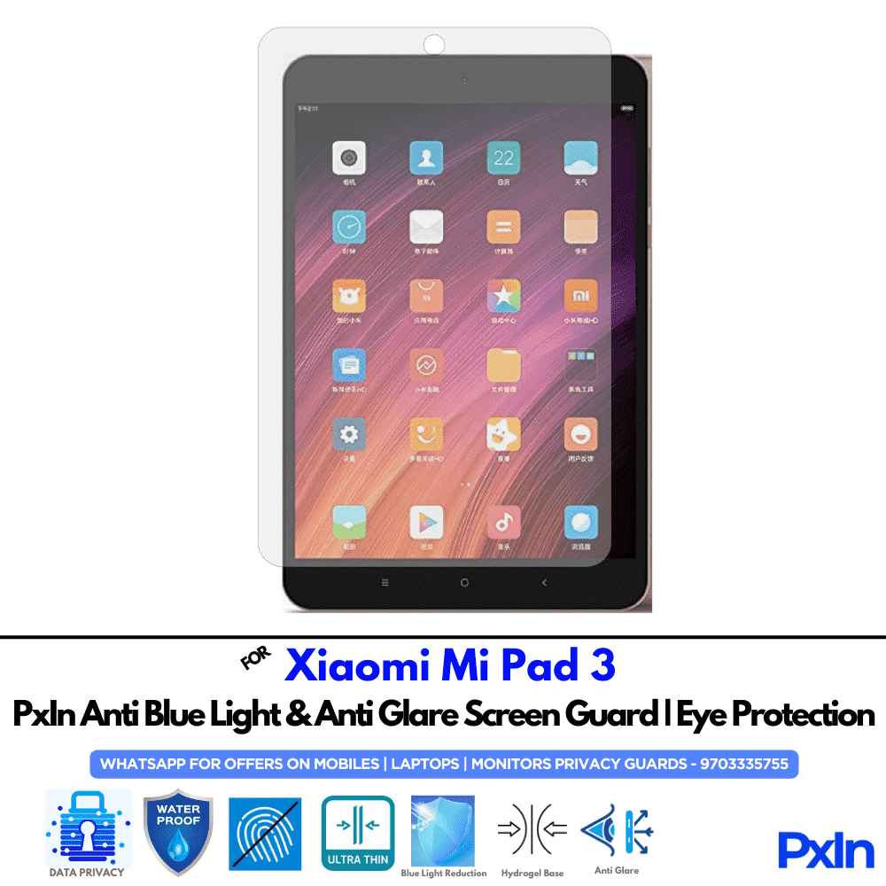 Xiaomi Mi Pad 3 Anti Blue light screen guard