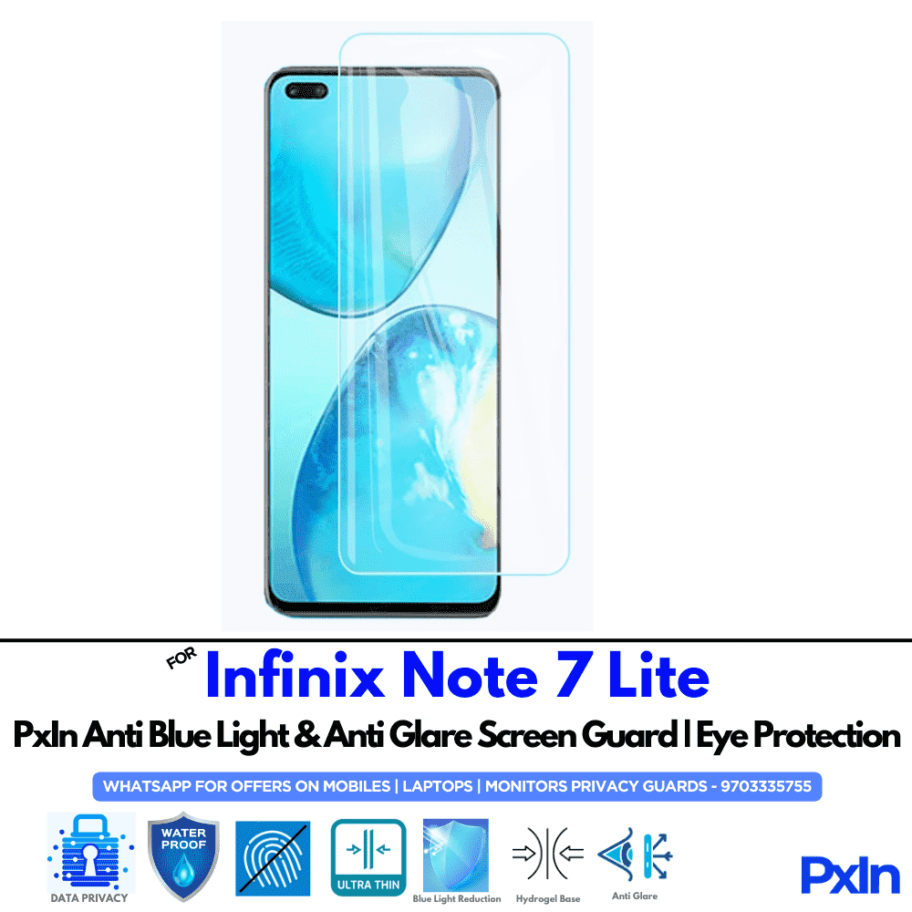 Infinix Note 7 Lite Mobile Anti Bluelight Screen Guard