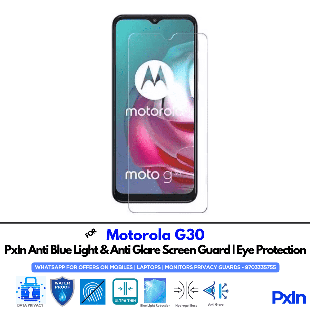 Motorola G30 Mobile Anti Bluelight Screen Guard