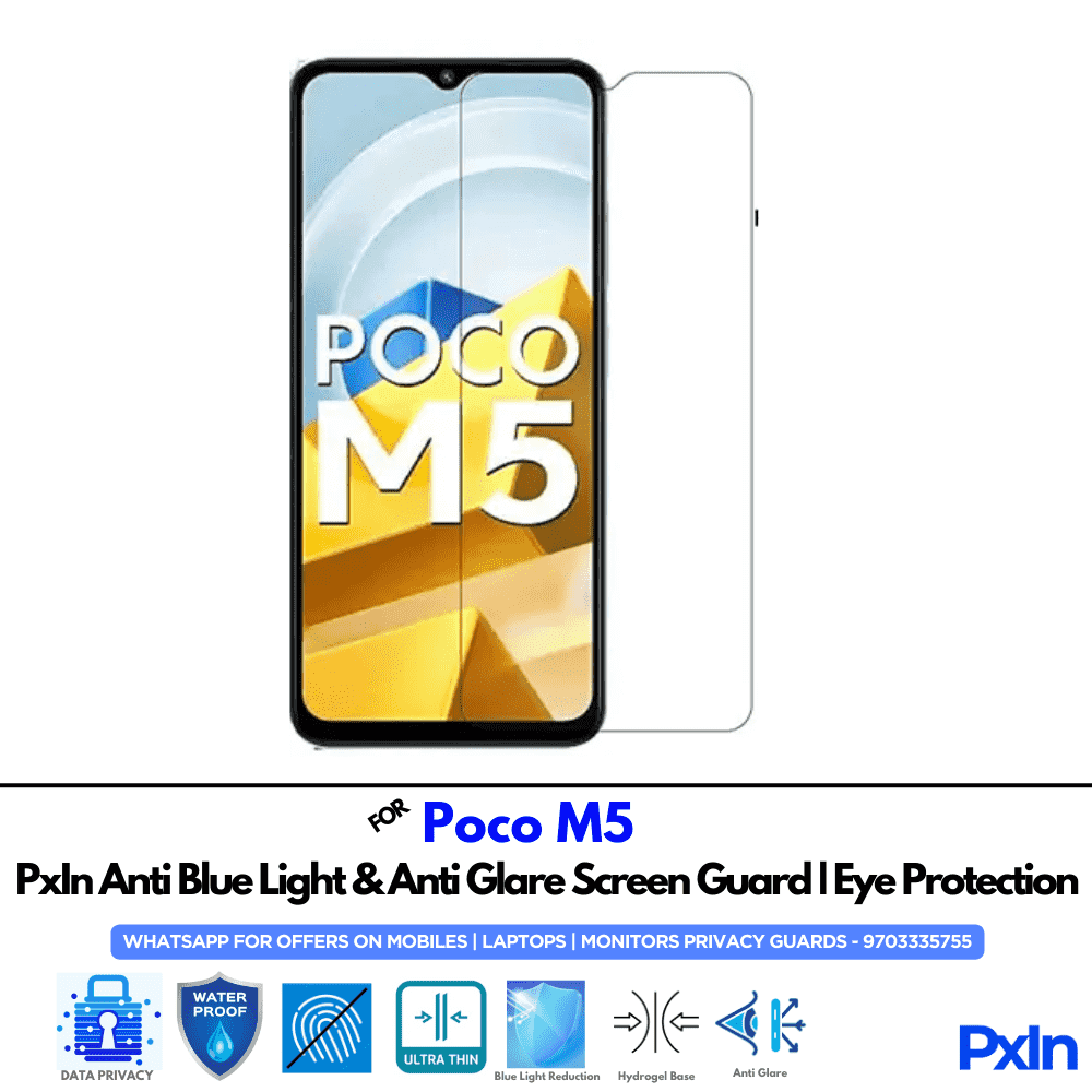 Poco M5 Mobile Anti Bluelight Screen Guard