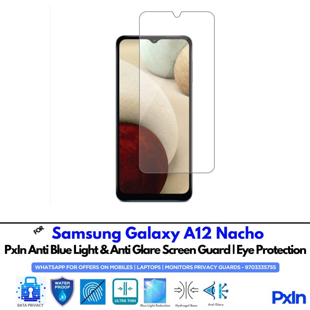 Samsung Galaxy A12 Nacho Mobile Anti Bluelight Screen Guard