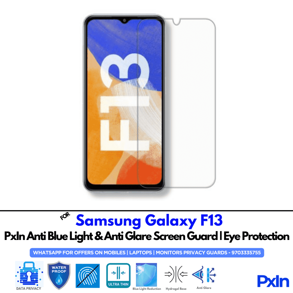 Samsung Galaxy F13 Mobile Anti Bluelight Screen Guard