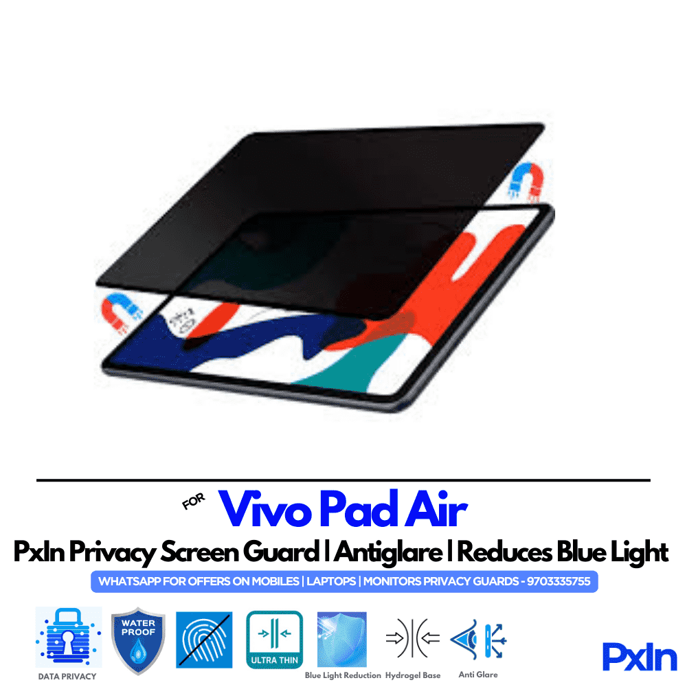 Vivo Pad Air Privacy screen guard
