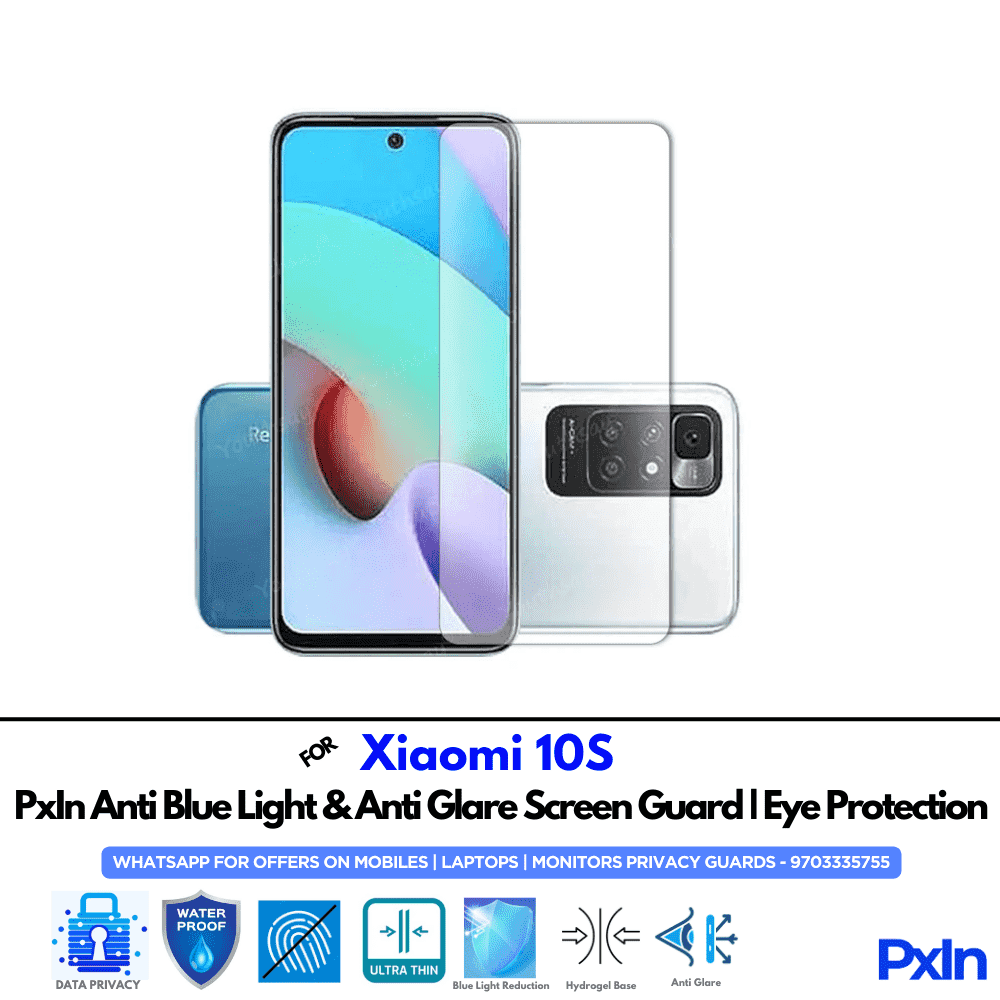 Xiaomi 10S Mobile Anti Bluelight Screen Guard