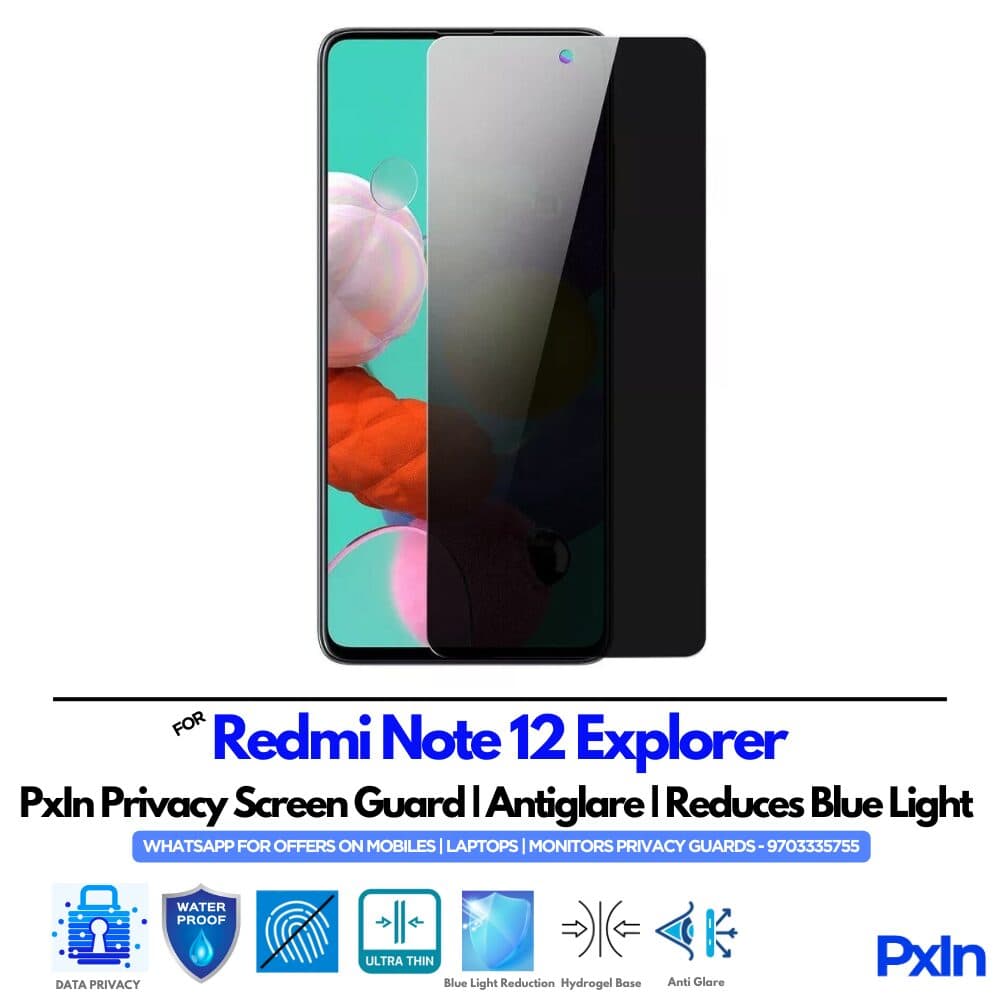 Redmi Note 12 Explorer Mobile Privacy Screen