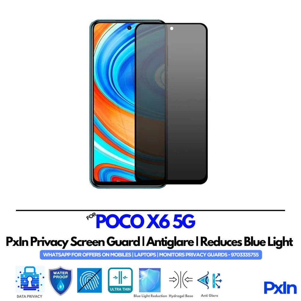 POCO X6 5G Mobile Privacy Screen