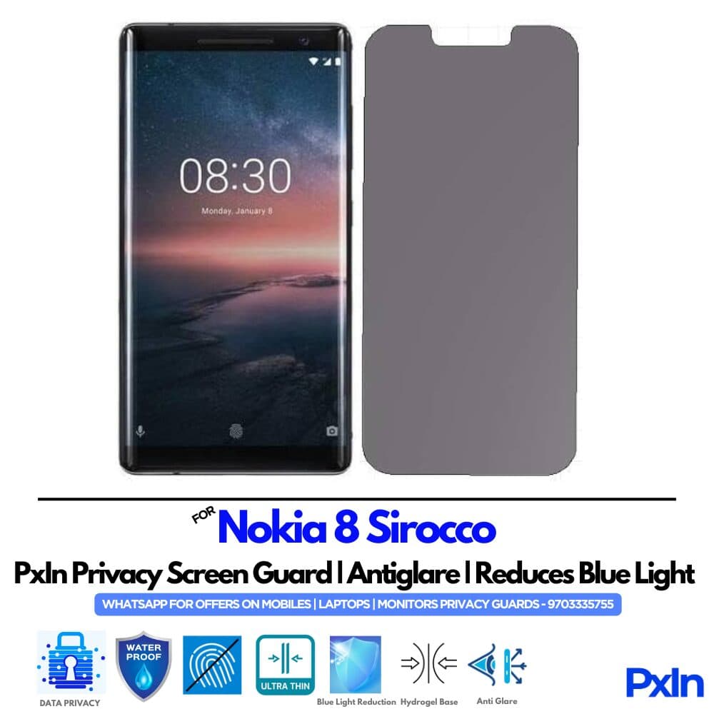 Nokia 8 Sirocco Mobile Privacy Screen