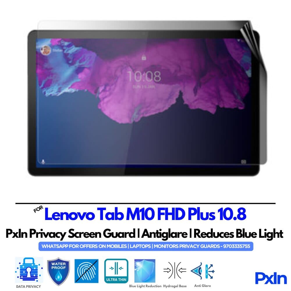 Lenovo Tab M10 FHD Plus 10.8 Tab Privacy Screen