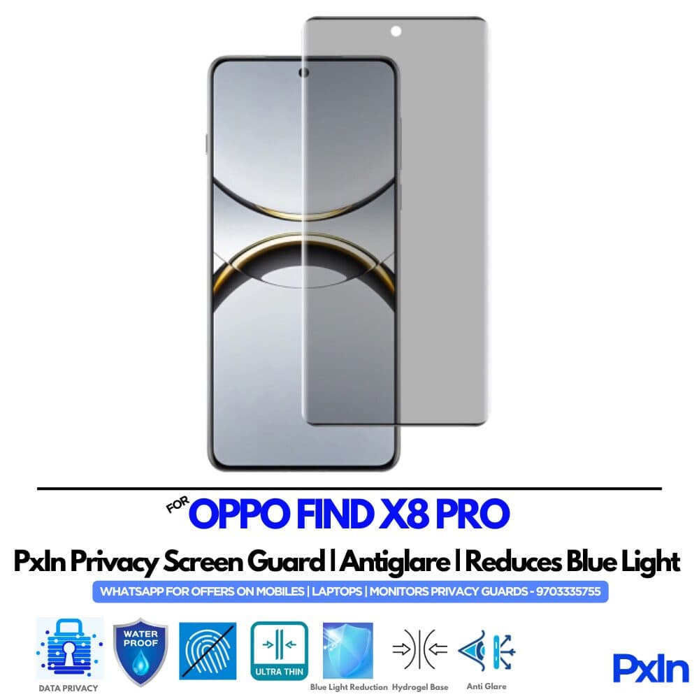 OPPO FIND X8 PRO Mobile Privacy Screen Guard