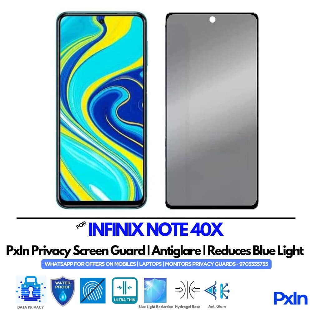 INFINIX NOTE 40X Mobile Privacy Screen Guard