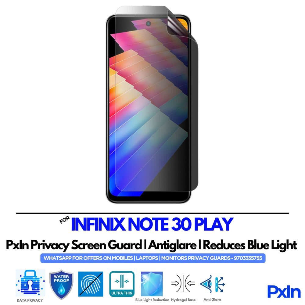 INFINIX NOTE 30 PLAY Mobile Privacy Screen Guard