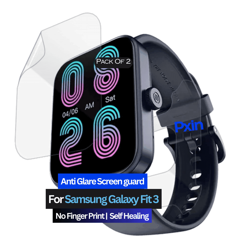 Anti-Glare Screen Guard for Samsung Galaxy Fit 3 Smartwatch