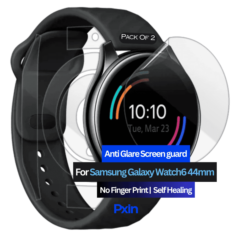 Anti-Glare Screen Guard for Samsung Galaxy Watch6 44mm Smartwatch
