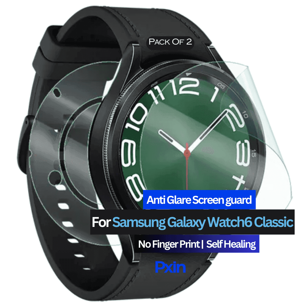 Anti-Glare Screen Guard for Samsung Galaxy Watch6 Classic Smartwatch