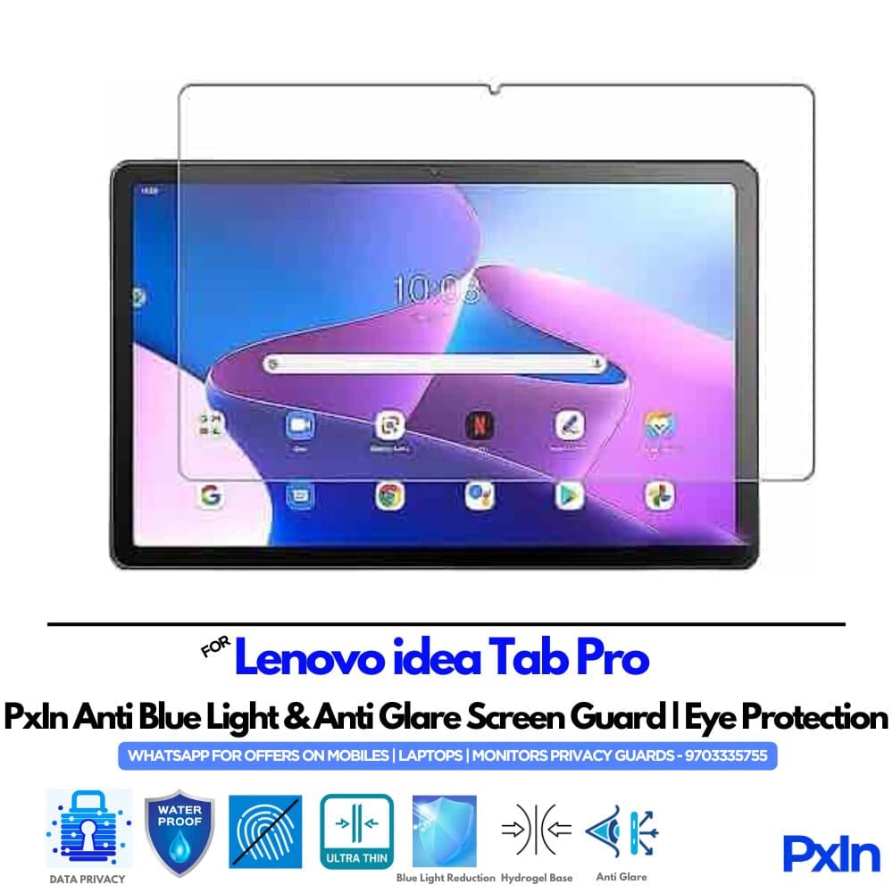 Lenovo idea Tab Pro Anti Blue light Screen Guard