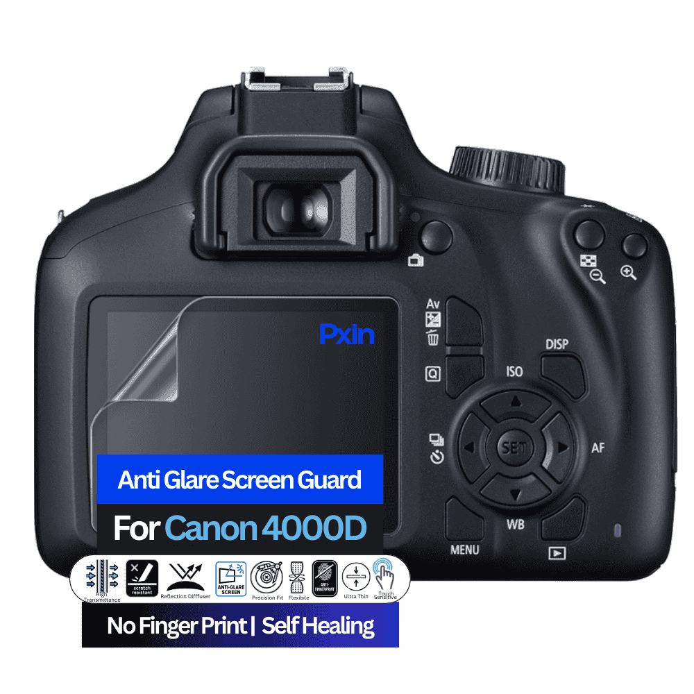 Anti-Glare Screen Guard for Canon 4000D Camera