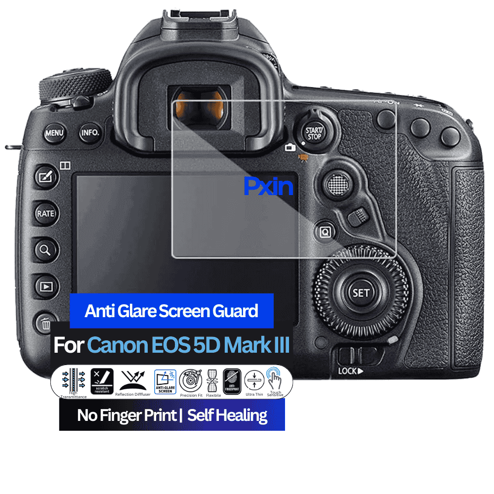 Anti-Glare Screen Guard for Canon EOS 5D Mark III Camera
