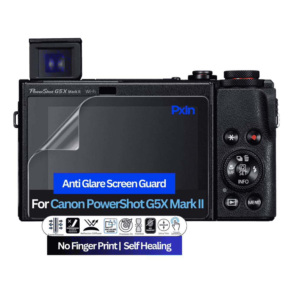 Anti-Glare Screen Guard for Canon PowerShot G5X Mark II Camera