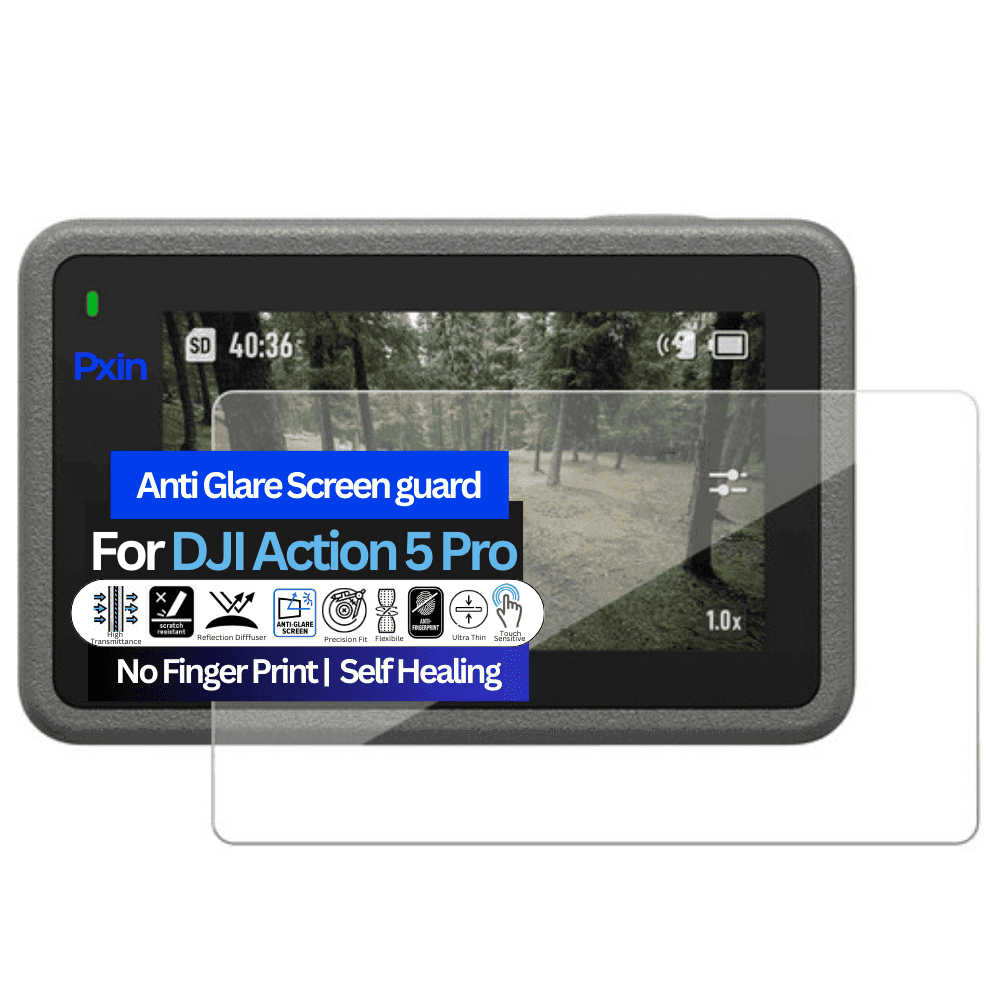 DJI Action 5 Pro Antiglare and Antibluelight screen guard