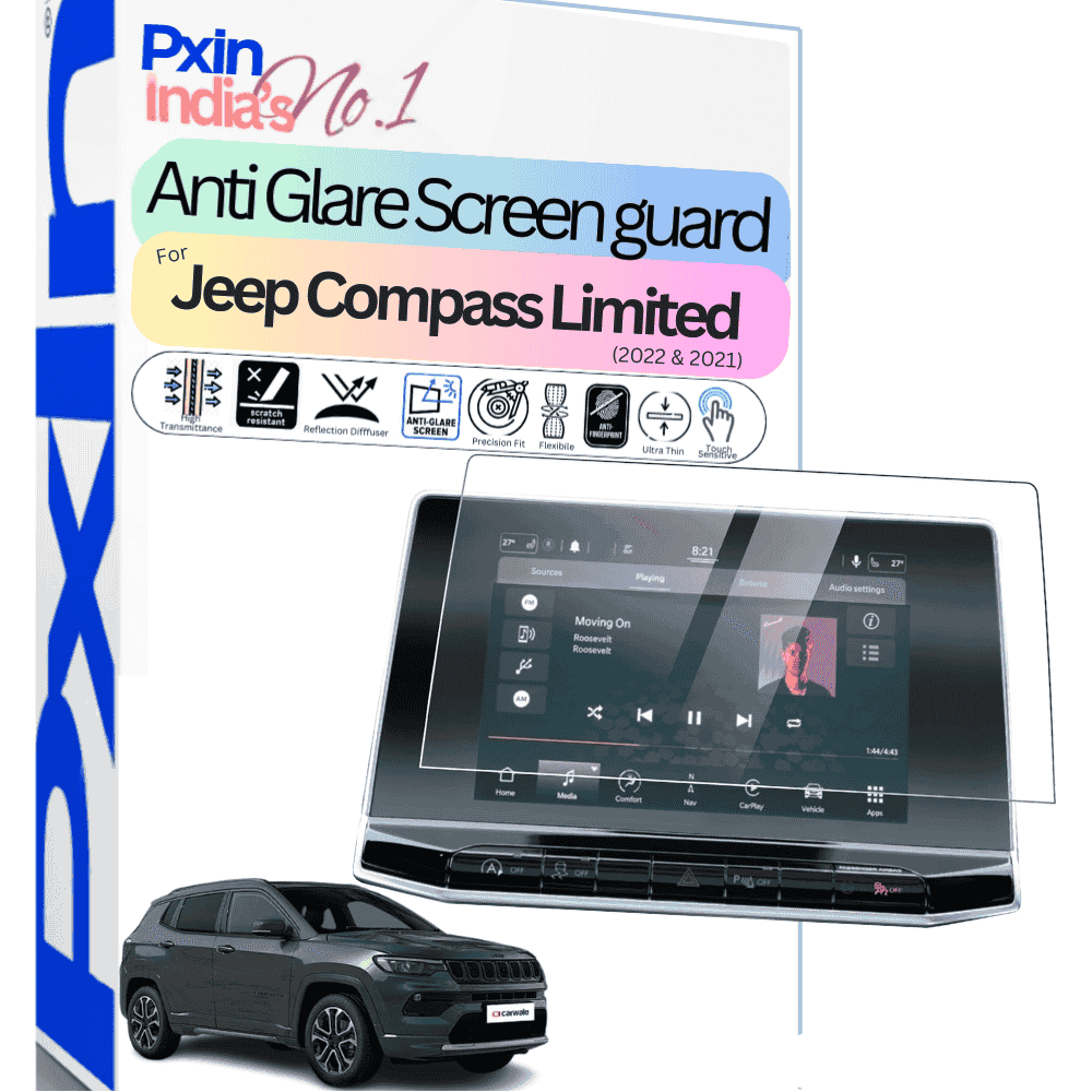 Jeep Compass Limited (2022 & 2021) antiglare screen guard