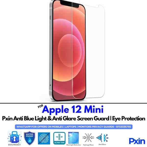 Apple12Mini Mobile Anti Bluelight and Anti glare Screen Guard
