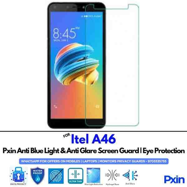 Anti Blue Light and Anti Glare Screen Guard for Itel A46 Mobile