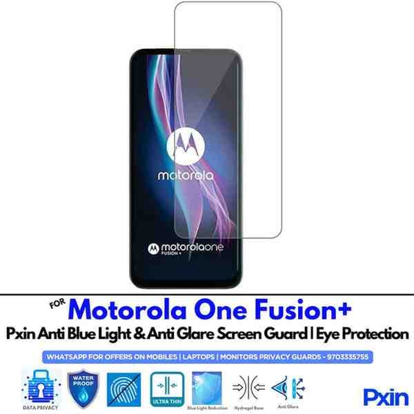MotorolaOneFusion+ Mobile Anti Bluelight and Anti glare Screen Guard