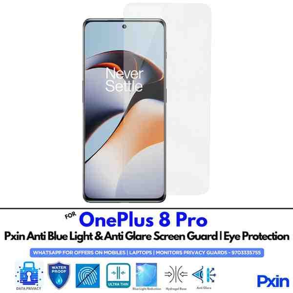 OnePlus8Pro Mobile Anti Bluelight and Anti glare Screen Guard