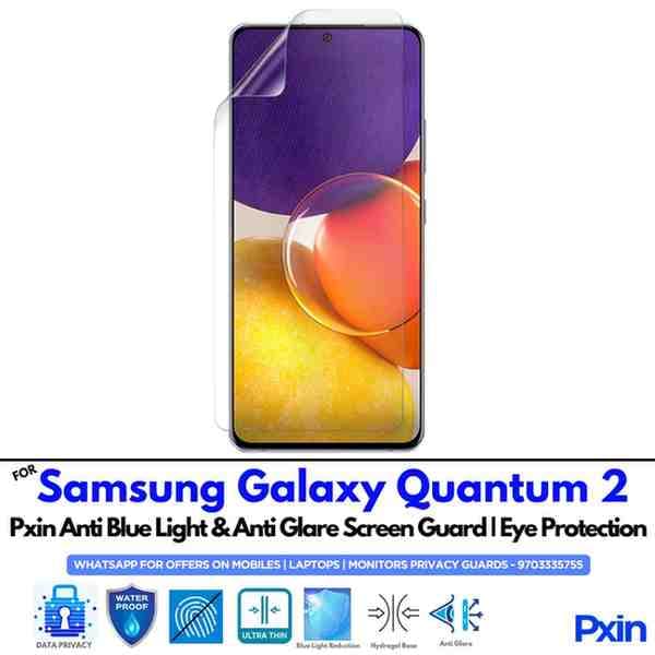 Anti Blue Light and Anti Glare Screen Guard for Samsung Galaxy Quantum 2 Mobile