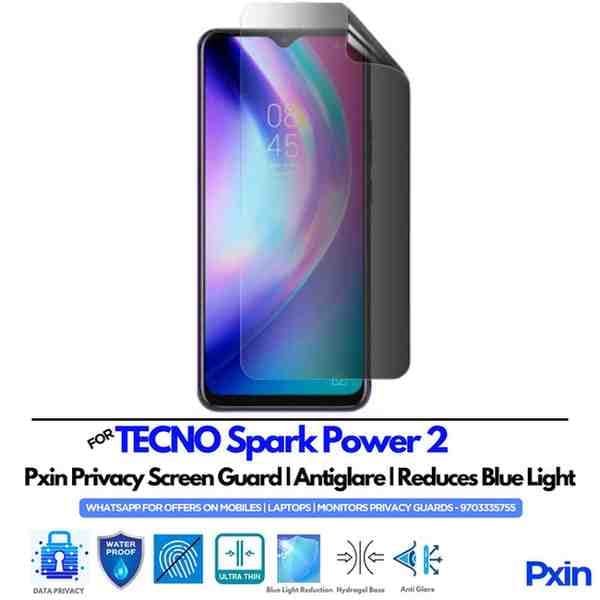 TECNOSparkPower2 Mobile Privacy Screen Guard
