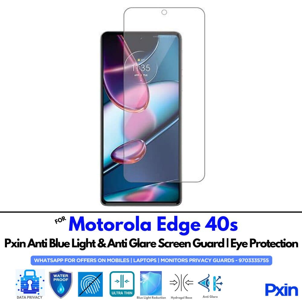 Motorola Edge 40s Anti Glare Screen Guard