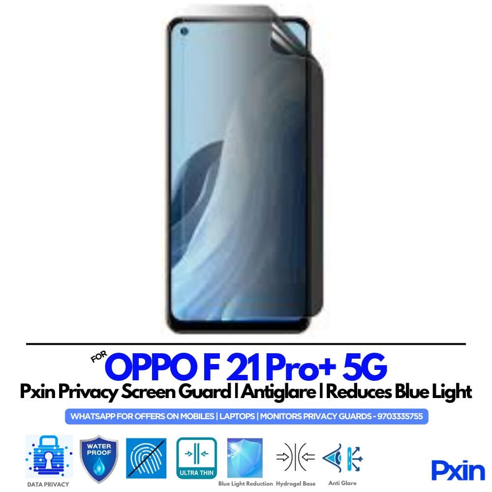 OPPO F 21 Pro+ 5G Privacy Screen Guard