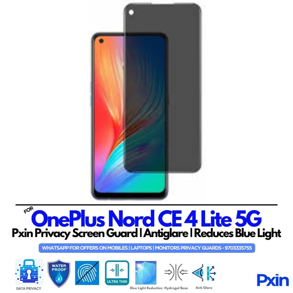 OnePlus Nord CE 4 Lite 5G Privacy Screen Guard