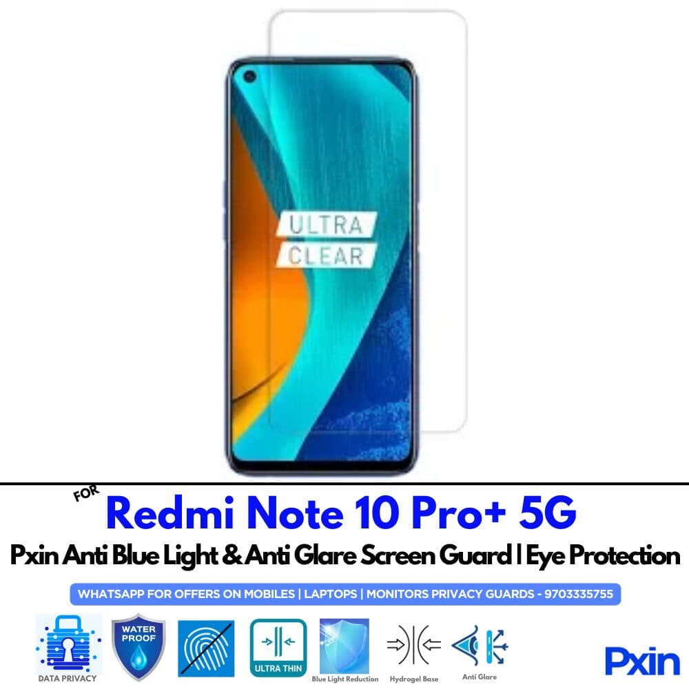 Redmi Note 10 Pro+ 5G Anti Glare Screen Guard