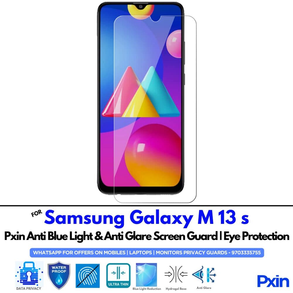 Samsung Galaxy M 13 s Anti Glare Screen Guard