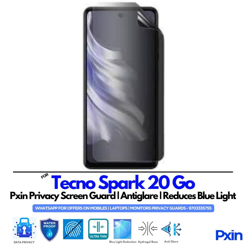 Tecno Spark 20 Go Privacy Screen Guard