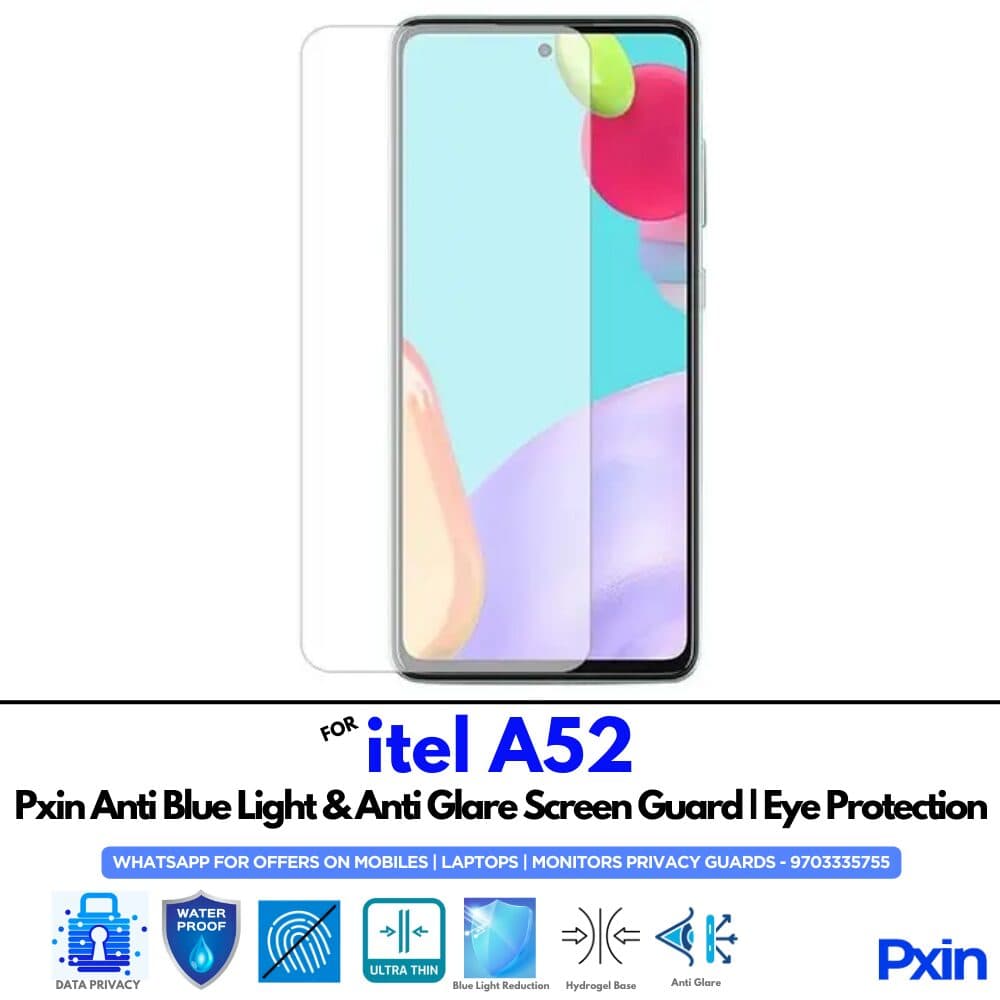 itel A52 Anti Glare Screen Guard