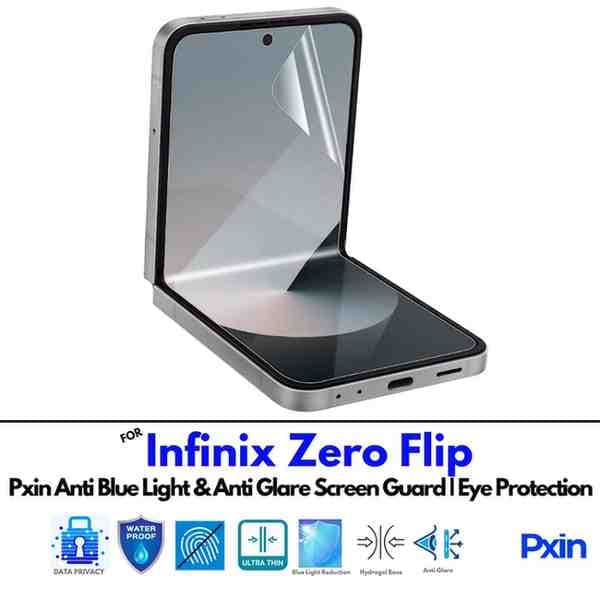 Anti Blue Light and Anti Glare Screen Guard for Infinix Zero Flip