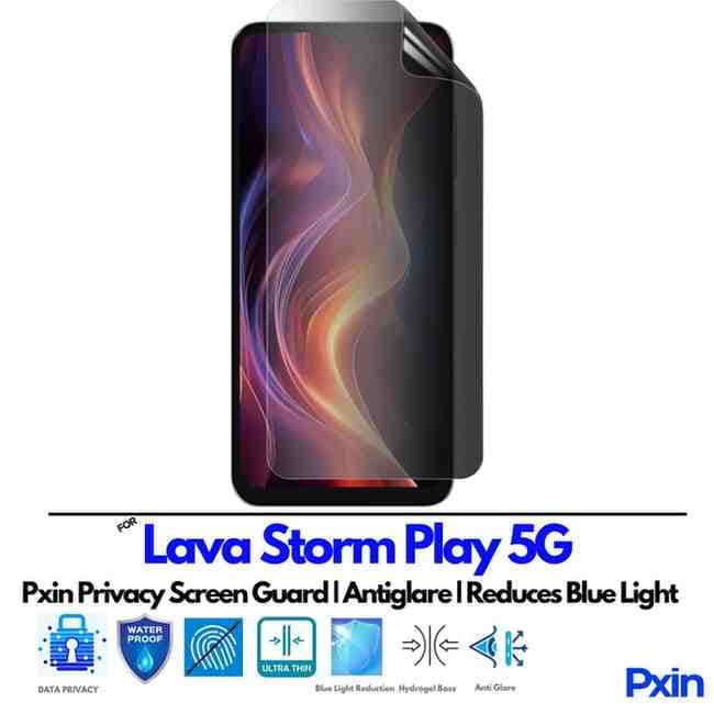 Lava Storm Play 5G Privacy Screen Guard