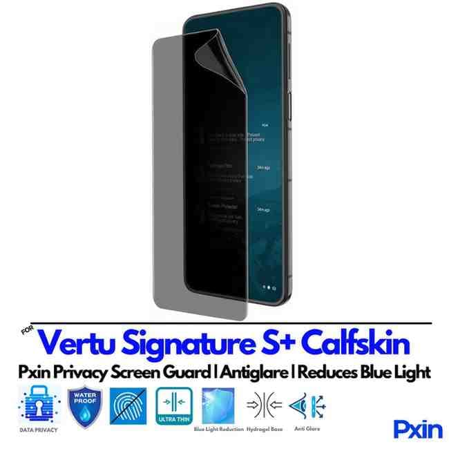 Vertu Signature S+Calfskin Privacy screen guard